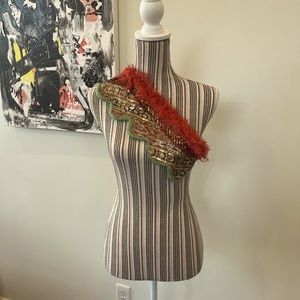 fringe belt festival sequin fringe handmade embroidered